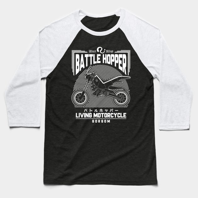 Battle Hopper Baseball T-Shirt by SquidStudio